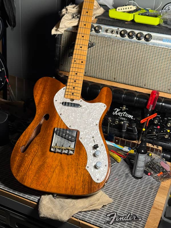 1998 MIJ Fender TN-70EX Thinline Telecaster Mahogany image 1