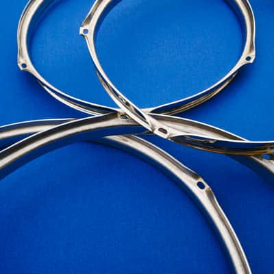 Pearl Stainless Steel Power Hoops 2 mm 2 x 12" + 2 x 14" Ultra RARE image 12