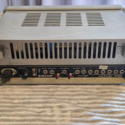 Binson PA 602 Premixer Echo – Vintage 6-Channel Valve Tube Mixer Preamp – Italy image 2