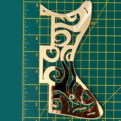 Gibson, Epiphone Les Paul Custom Custom Pickguards Scratchplates Mirror Gold or Chrome Acrylic image 6