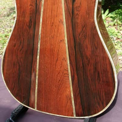 K Yairi YW-1000 Hand Crafted B. Rosewood Jacaranda Japan Vintage 1974 with Low Action image 7