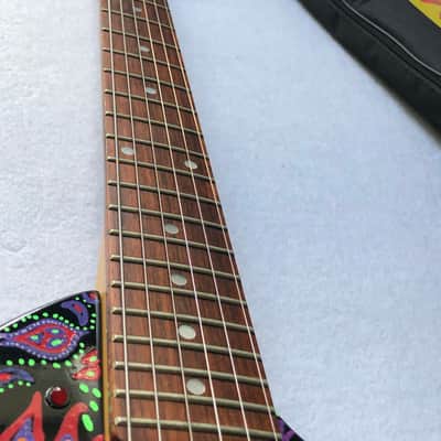 ☣️Mini Hide☣️ Fernandes YELLOW HEART ZO-3 X JAPAN custom hide with Spread Beaver MG。 Burny 松本秀人Jr HE image 6