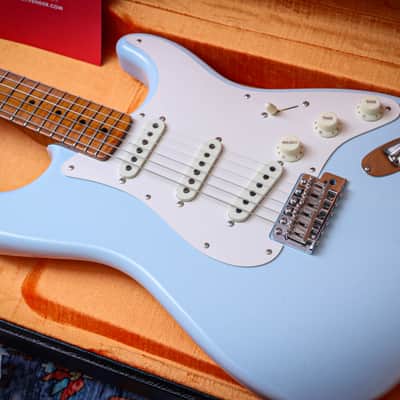 FENDER USA Custom Shop 50's Ltd Roasted Closet Classic Stratocaster "Sonic Blue + Roasted Maple" (2025) (Reserved) image 2