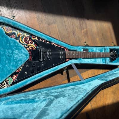 Epiphone Jimi Hendrix Love Drops Flying V electric guitar w/ original hardshell case image 17