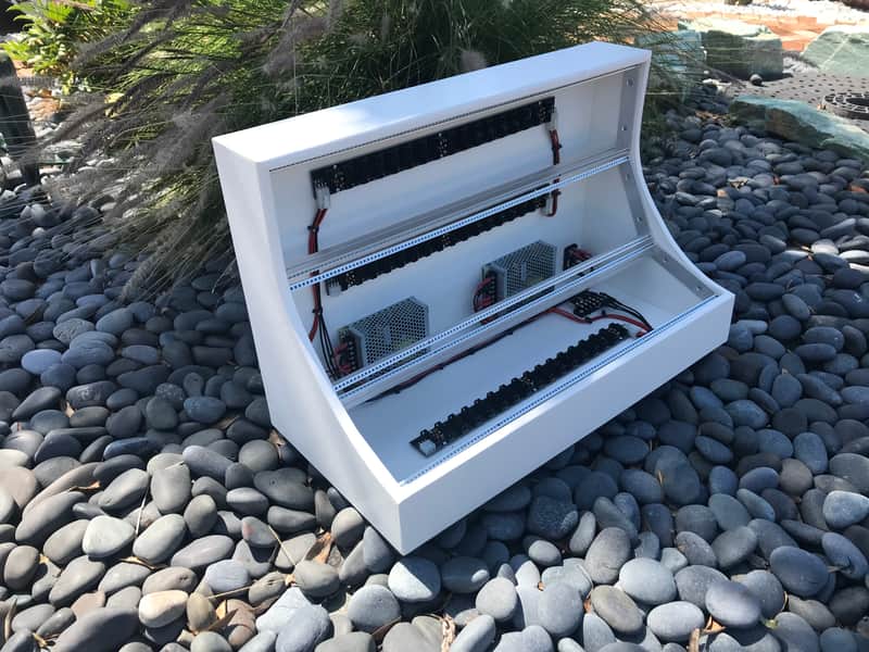 Silvas Modular Cases Powered 9U 112HP Eurorack Studio Case 2022 White image 1