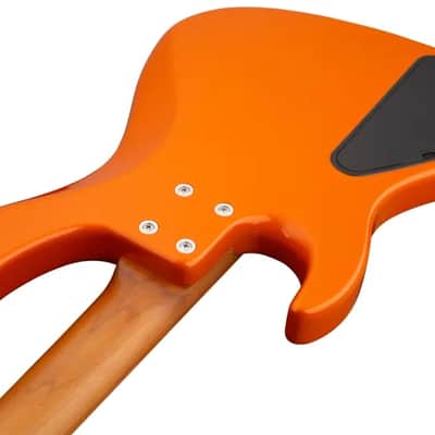 Sadowsky MetroExpress 24-Fret Modern Bass, Roasted Maple Fingerboard, 4-String - Solid Candy Apple Orange Metallic High Polish image 6