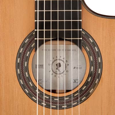 7-String Classical Nylon Guitar – Gayetana A77 | Full Scale 55mm Nut | Jazz / Latin / Extended Range - Cedar image 16