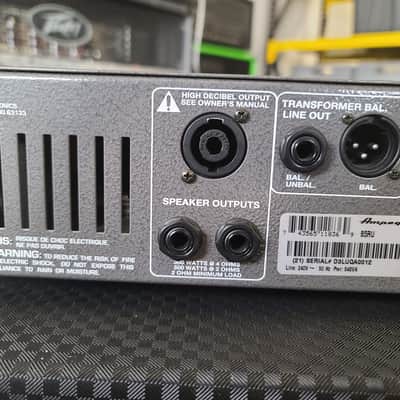Ampeg B5R 500 Watt Bass Head made in USA with footswitch image 12