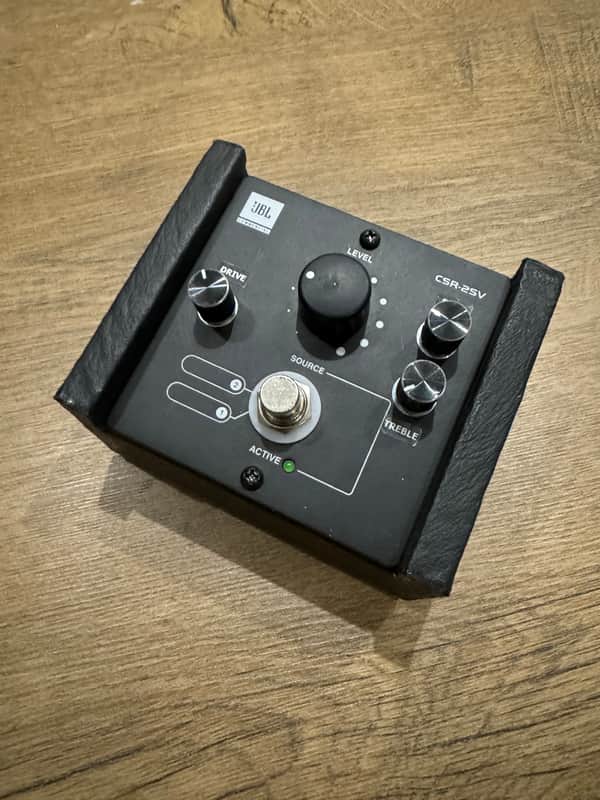 Oldmusic JBL Tabletop Preamp - Black Preamp based on Fairfield Barbershop and JBL control panel J201 MOSFET Overdrive Pedal Distortion Preamplifier Amp in a box Booster Boutique blues rock metal drive image 1