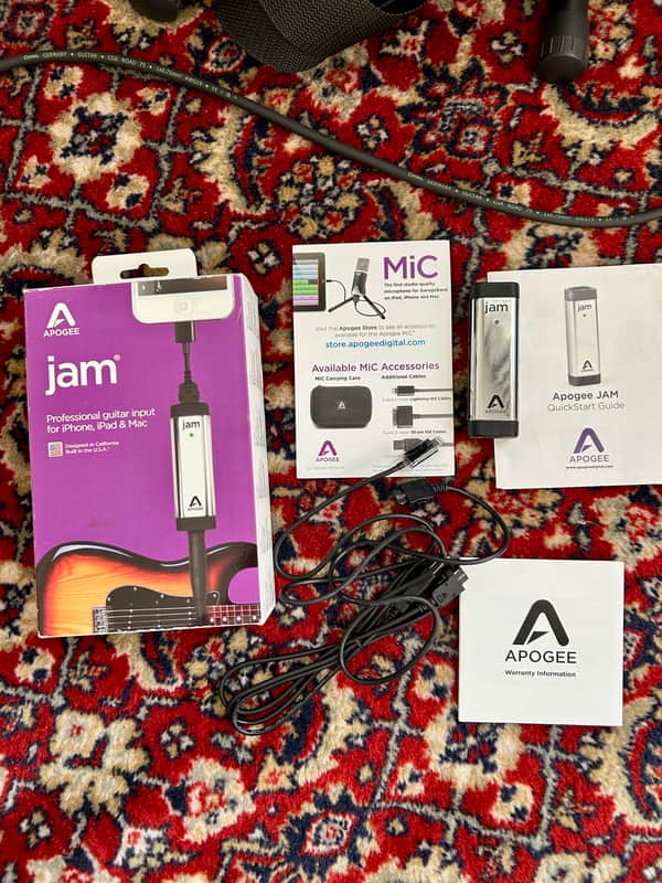 Apogee Jam 96K USB Guitar Interface 2010s Silver / Black image 1