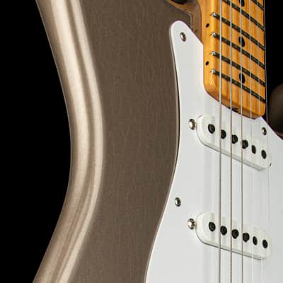 Mint Fender Custom Shop Masterbuilt David Brown 50s Stratocaster Deluxe Closet Classic - Shoreline Gold #35850 image 10