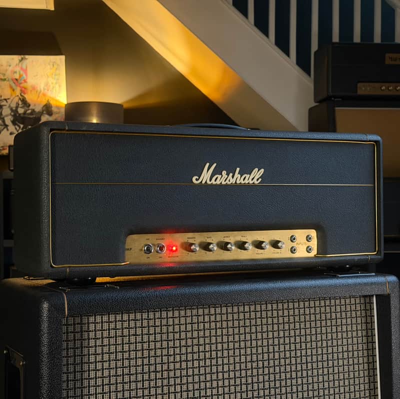 Marshall JMP50 1986 Bass 50-Watt Amp Head 1971 - Serviced image 1