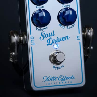 Xotic Soul Driven Overdrive Pedal - Chrome- New! image 1