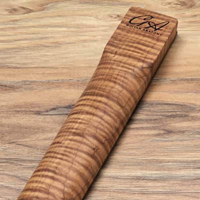 Telecaster Compatible Roasted Flame Maple and Rosewood Guitar Neck Satin image 3