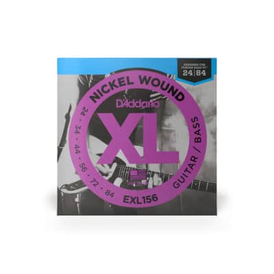 D'Addario EXL156 XL Nickel Wound Bass VI Guitar Strings - .024-.084 image 2