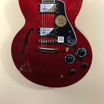 Epiphone Limited Edition Custom Shop Dot ES-335 Pro Electric Guitar - Cherry image 10
