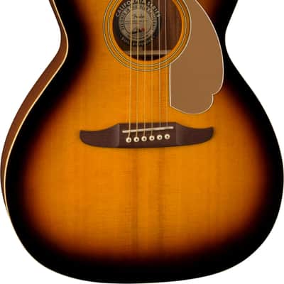 Fender Newporter Player Grand Auditorium Acoustic-Electric Guitar, Solid Spruce Top, Sunburst Bild 1