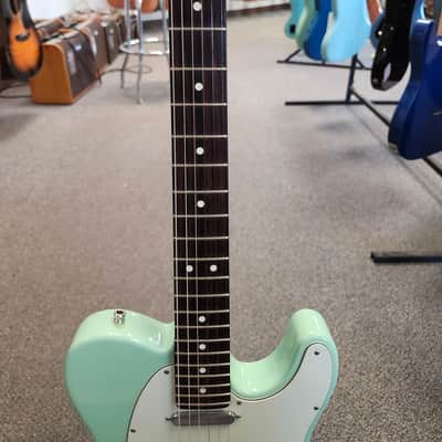 Used 2017 Fender Limited Edition American Professional Telecaster with Solid Rosewood Neck - Surf Green w/ Fender Molded Hard Case image 5