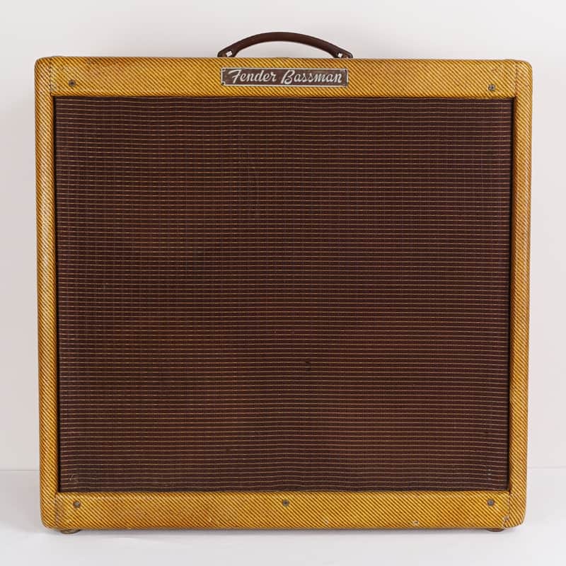 1959-1960 Fender Bassman 5F6-A Amplifier Super Clean Original Tweed! image 1