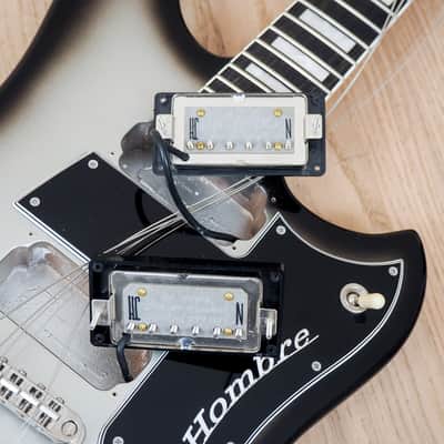 2015 Bilt El Hombre Deluxe Electric Guitar Silverburst Lollar Imperials Ebony Fretboard w/ohc image 15