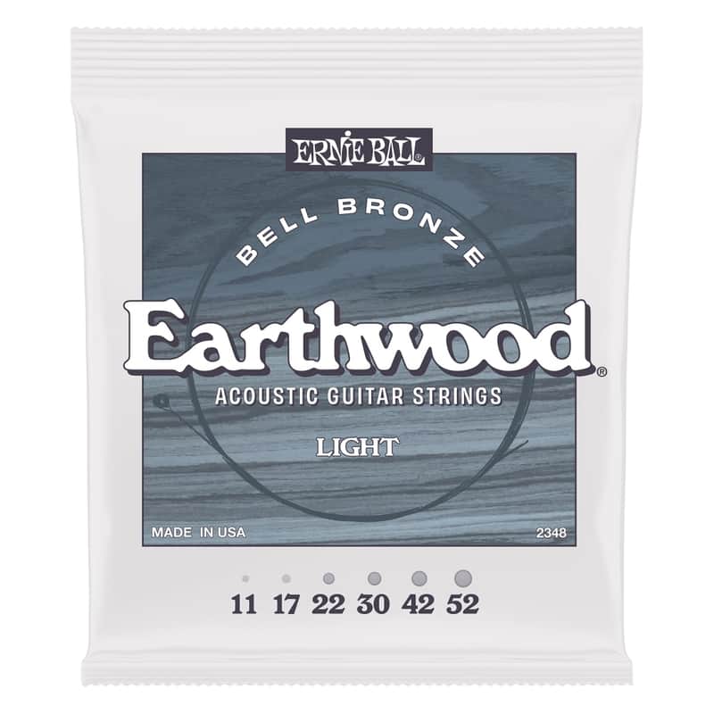 Ernie Ball Earthwood Bell Bronze Acoustic Strings 11-52 light image 1