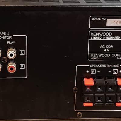 Kenwood The Kenwood KA-88 + KT-58 digital quartz-synthesizer AM/FM stereo tuner 1986 - Black image 8