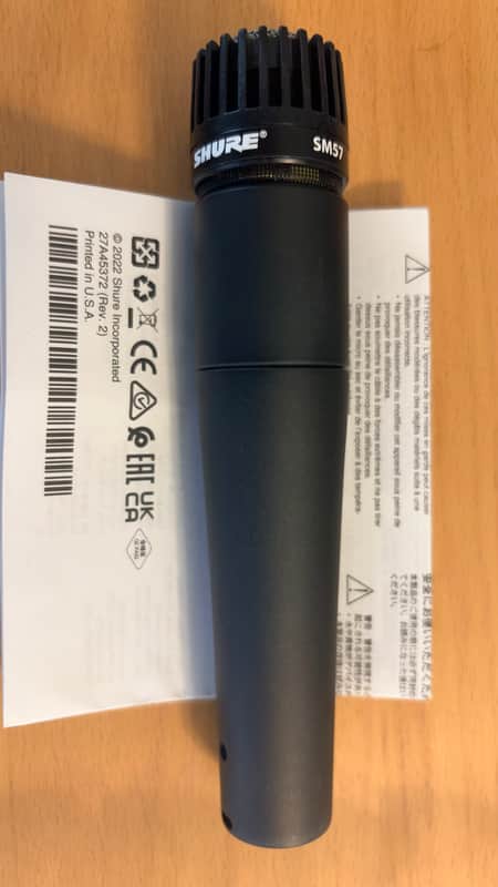 Shure SM57 Cardioid Dynamic Microphone 1984 - Present - Black | Reverb