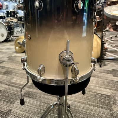 Mapex Floor Tom 14x14 Early 2000s - Black to Natural Fade Lacquer image 4