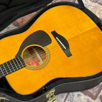 Yamaha FGX5 Red Label Dreadnought Natural w/ Case JAPAN  Auth Dlr 4lbs13oz #362A image 4