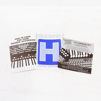 Hohner Student 120 Accordion in Red Pearloid w/ Case image 24