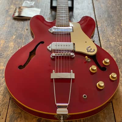 Epiphone 2004 Casino Electric Guitar Very Rare Factory Gloss Cherry Finish Peerless Factory Korea w/ OHSC image 9