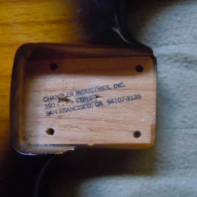 Vintage Chandler Strat Body (Lightweight And Rare) image 3