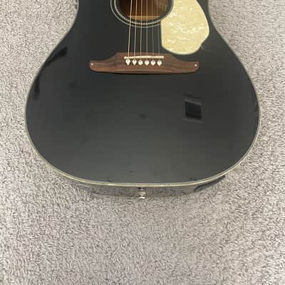 Fender Sonoran SCE BK California Series Black Acoustic Electric Guitar + Gig Bag image 2