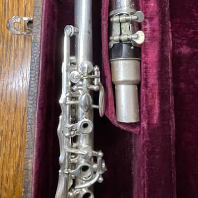 ✨Carl Fisher Metal clarinet✨ 1940s - Silver plate image 2