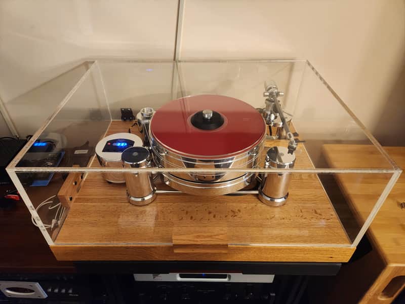 MINT Acoustic Solid "EDITION" Turntable + WTB 213 Arm + Quintet Black S + Custom Plinth/Dust Cover image 1