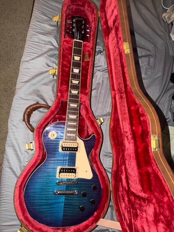 2021 Gibson Les Paul Traditional Pro V - Blueberry Burst image 1