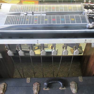 1968 Emmons D 10 Double Neck Push Pull Steel Guitar 8 Pedals 6 Knee Levers image 1