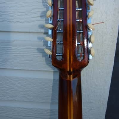 Ovation 1115-1 12-string acoustic guitar- brown sunburst- Reduced image 3