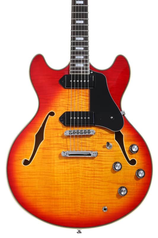 Sire Larry Carlton H7V Semi-hollowbody Electric Guitar - Cherry Sunburst image 1
