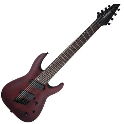JACKSON - Dinky Arch Top DKAF8 MS LF Multi-Scale X Series Stained Mahogany 2911638557 image 3