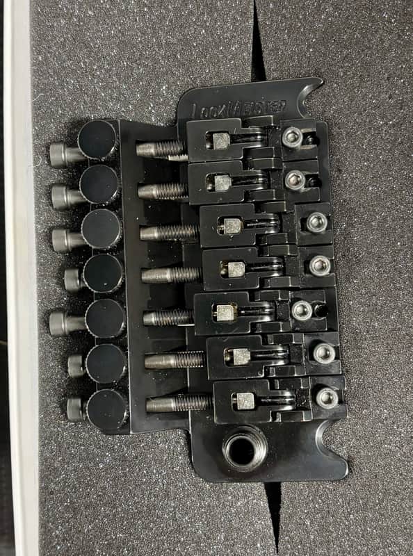 Schaller Lockmeister 7 - Black Floyd Rose Floating Trem Made in Germany image 1