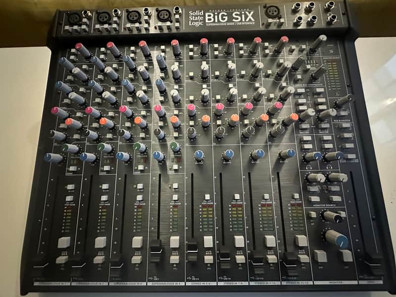 Solid State Logic BiG SiX 6-Channel Analog Mixer 2022 - Present - Black image 1