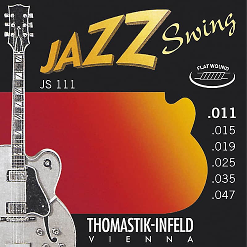 Thomastik-Infeld JS111 Jazz Swing Flat Wound Set, 11-47 image 1