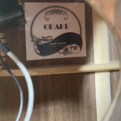 Geake JD-610C New Unique Design High Quality 40inch Auditorium Solid Acoustic Guitar Killer Price Fr image 13