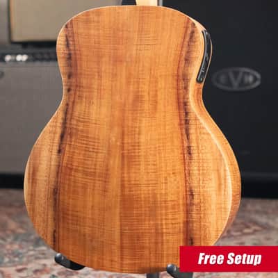 Taylor GS Mini-e LTD Acoustic/Electric Guitar - Figured Koa with Gig Bag image 2