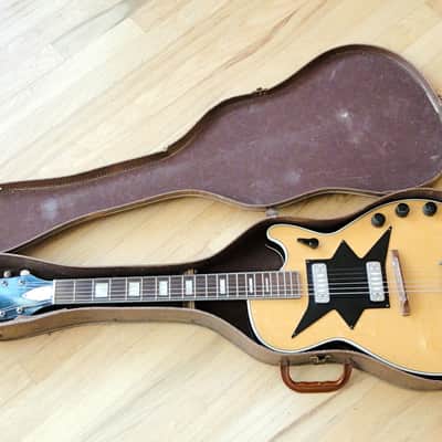 1960 Harmony Roy Smeck Stratotone Jupiter H7208 Vintage Guitar Gold Foils w/osc image 6
