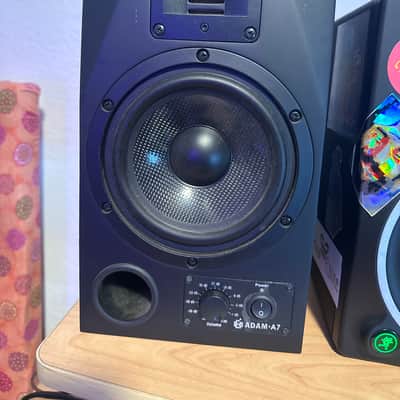 ADAM Audio A7 Active Nearfield Monitor (Single) 2000s - Black for parts weak sub image 1