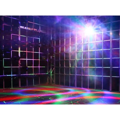 Blizzard Lighting Minisystem 4-In-1 RGB LED Party DJ Effect Laser FX Lights 8Pk image 6