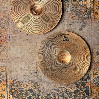 ORIGINAL Bosphorus FAT HATS Hihats 14” 910 1050 g Stanton Moore! LIGHT Smooth! Beautifully Mellowed image 2