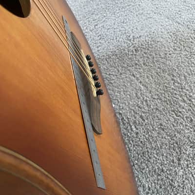 41 Inch Vintage Acoustic Guitar, Solid Spruce Top Body, Mahogany Neck, Rosewood Fingerboard image 15